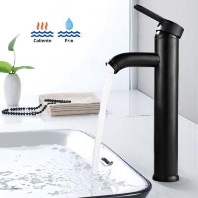 LLAVE MEZCLADORA NEGRO BRILLOSO BSA4122 – IMPORTADO