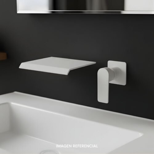 LLAVE MEZCLADORA BLANCO PARED/CASCADA BSA4201-S – IMPORTADO