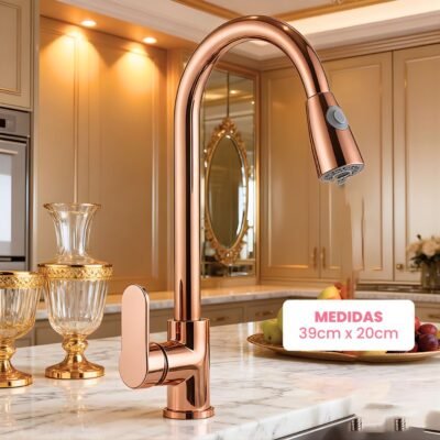 LLAVE ROSE GOLD/MANGUERA EXTENSIBLE BSA4415-2 – IMPORTADO
