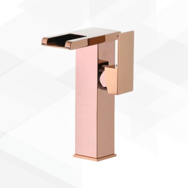 LLAVE MEZCLADORA ORO ROSA BSA4124-3H - IMPORTADO - Imagen 2
