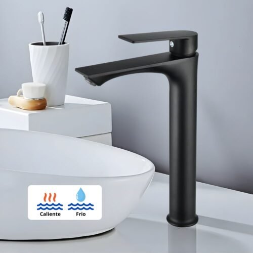 LLAVE MEZCLADORA/ NEGRO MATE/ REDON. BSA4426-B – IMPORTADO