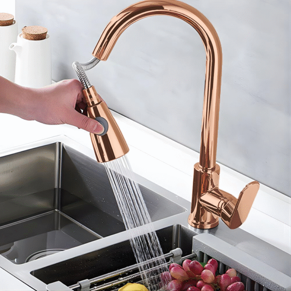 LLAVE ROSE GOLD/MANGUERA EXTENSIBLE BSA4415-2 – IMPORTADO - Imagen 2