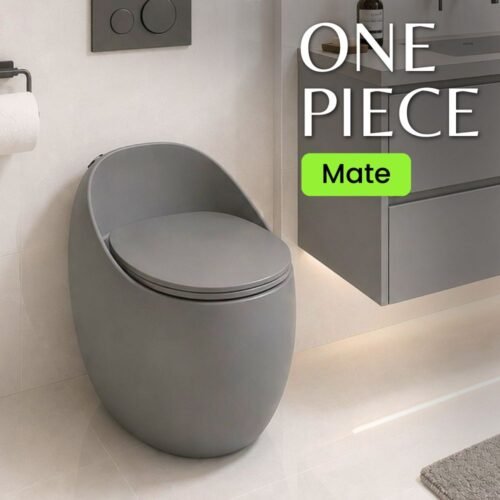 INODORO ONE PIECE CONFORT / GRIS MATE – BSA1232