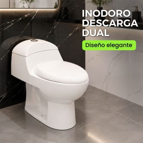 INODORO ONE PIECE | BLANCO CURVO 4/7L – BSB1006A
