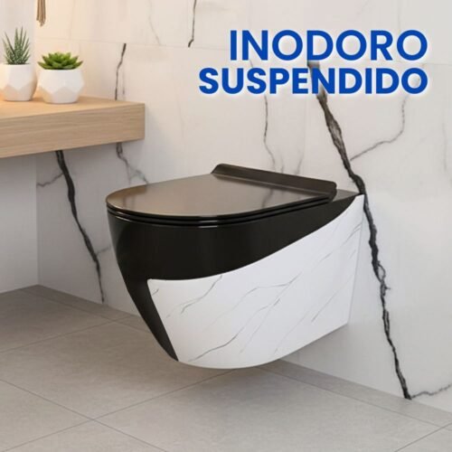 INODORO SUSPENDIDO BLACK & WHITE – BSA1208