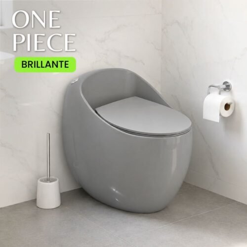 INODORO ONE PIECE CONFORT / GRIS BRILLANTE – BSA1232