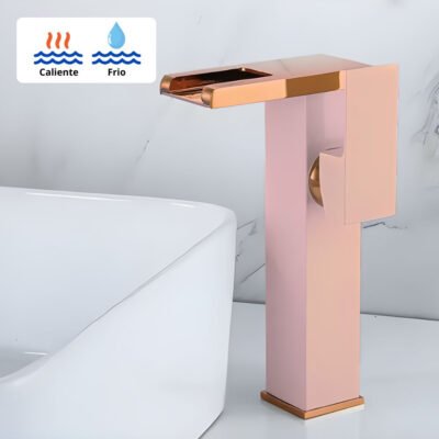 LLAVE MEZCLADORA ORO ROSA BSA4124-3H – IMPORTADO