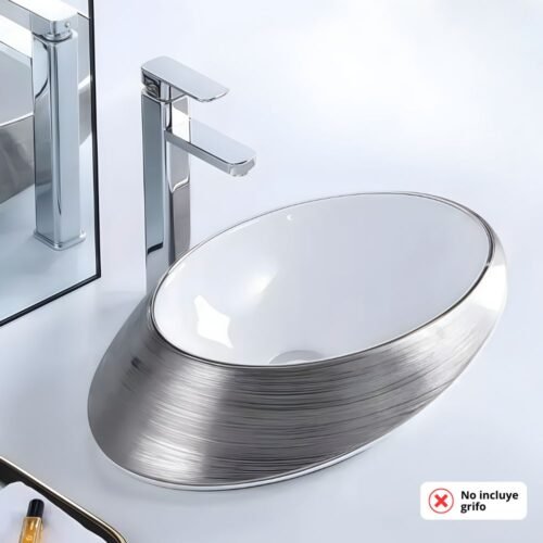 BOWL MODERNO | CURVO PLATEADO – BSB2626-5