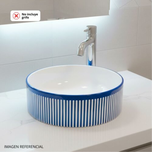BOWL CIRCULAR RETIC BLANCO/AZUL – BSB2707