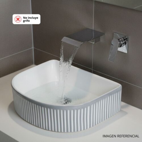 BOWL SEMI CURVO RETIC BLANCO/GRIS – BSB2708