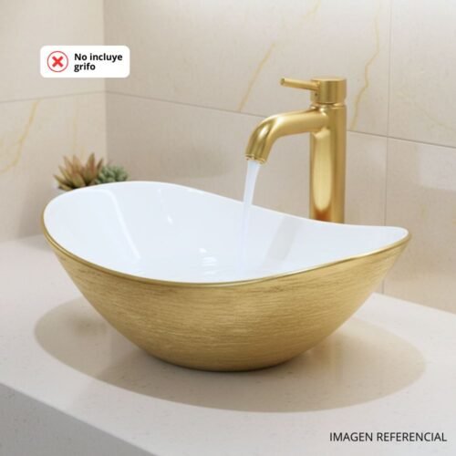 BOWL SEMI LUNA DORADO – BSB2712