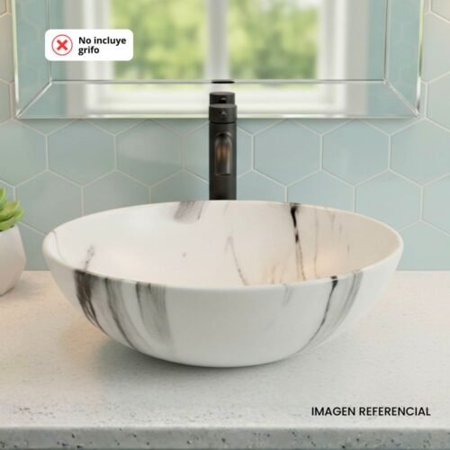 BOWL CIRCULAR MARMOL | MATE – BSB2703