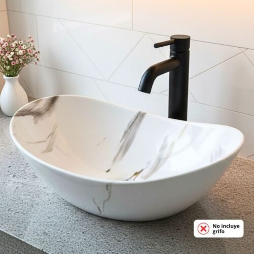 BOWL BLANCO MARMOL | MATE – BSB2698