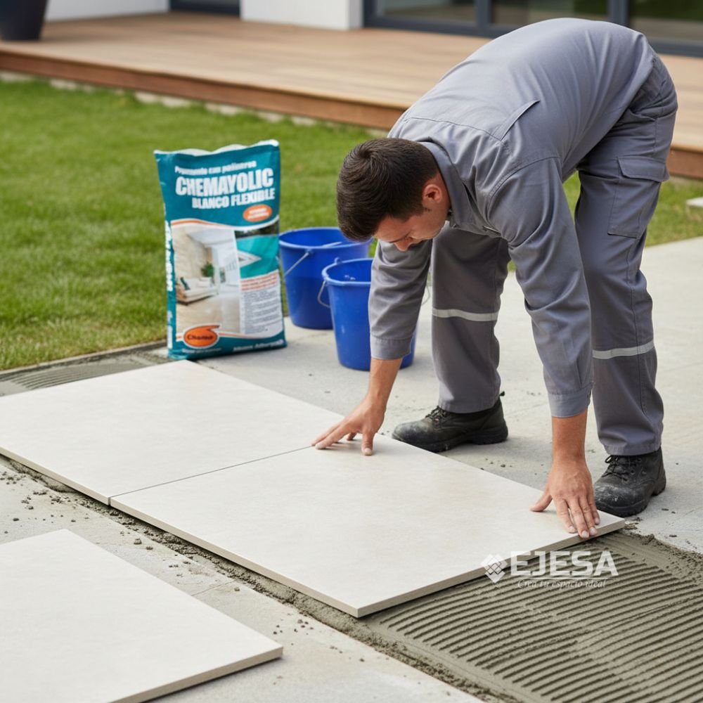 Pegamento para Cerámicas o Porcelanatos | Blanco Flexible 25kg - Chema - Imagen 2