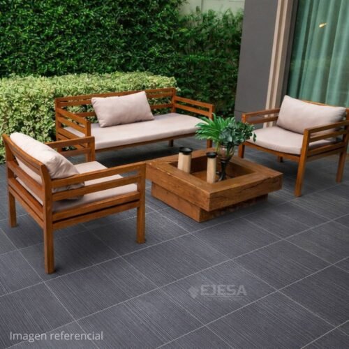 PORCELANATO TEXTURADO GRIS MATE | 60X60 PCL CJ 1.44m2