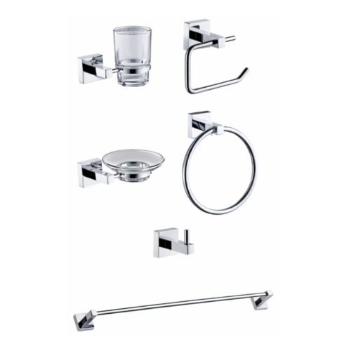 Accesorio de baño | 6 Piezas | Acero inoxidable – BSA5020