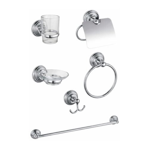 Accesorio de baño | 6 Piezas | Acero inoxidable – BSA5024