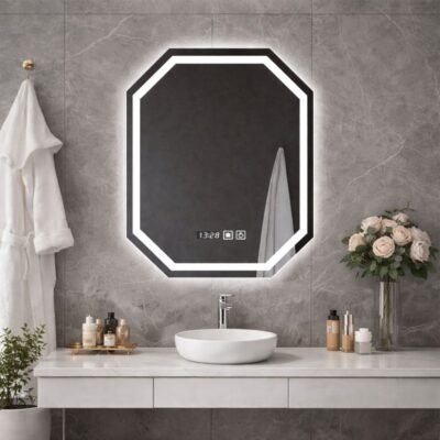 ESPEJO LED OCTAGONAL 60x80cm | TÁCTIL – BSA6154