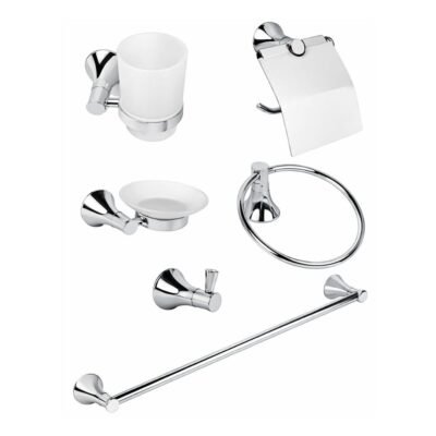 Accesorio de baño | 6 Piezas | Acero inoxidable – BSA5004