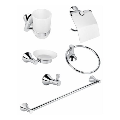 Accesorio de baño | 6 Piezas | Acero inoxidable – BSA5004