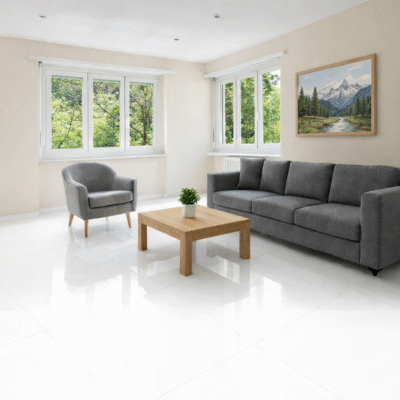 PISO CERÁMICO BLANCO LYG66000 | 60X60cm PCL CAJA 1.80m2