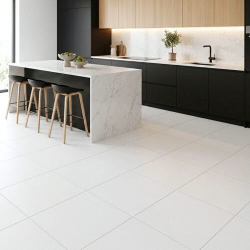 PISO CERÁMICO MATE BLANCO LYG66000 | 60X60cm PCL CAJA 1.80m2