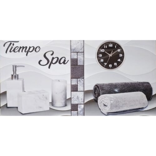 DECORADO MAYÓLICA OLAS TIEMPO SPA | 30X60CM (unid)
