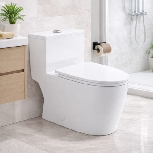 INODORO ONE PIECE CUADRADO | BLANCO – BSA1244