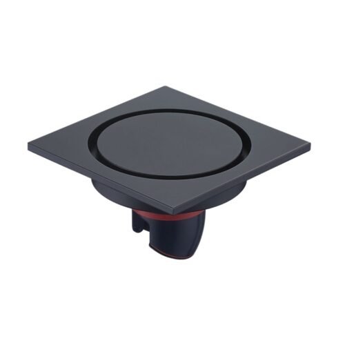 Sumidero cuadrado 10x10cm | Negro mate – BSA6265