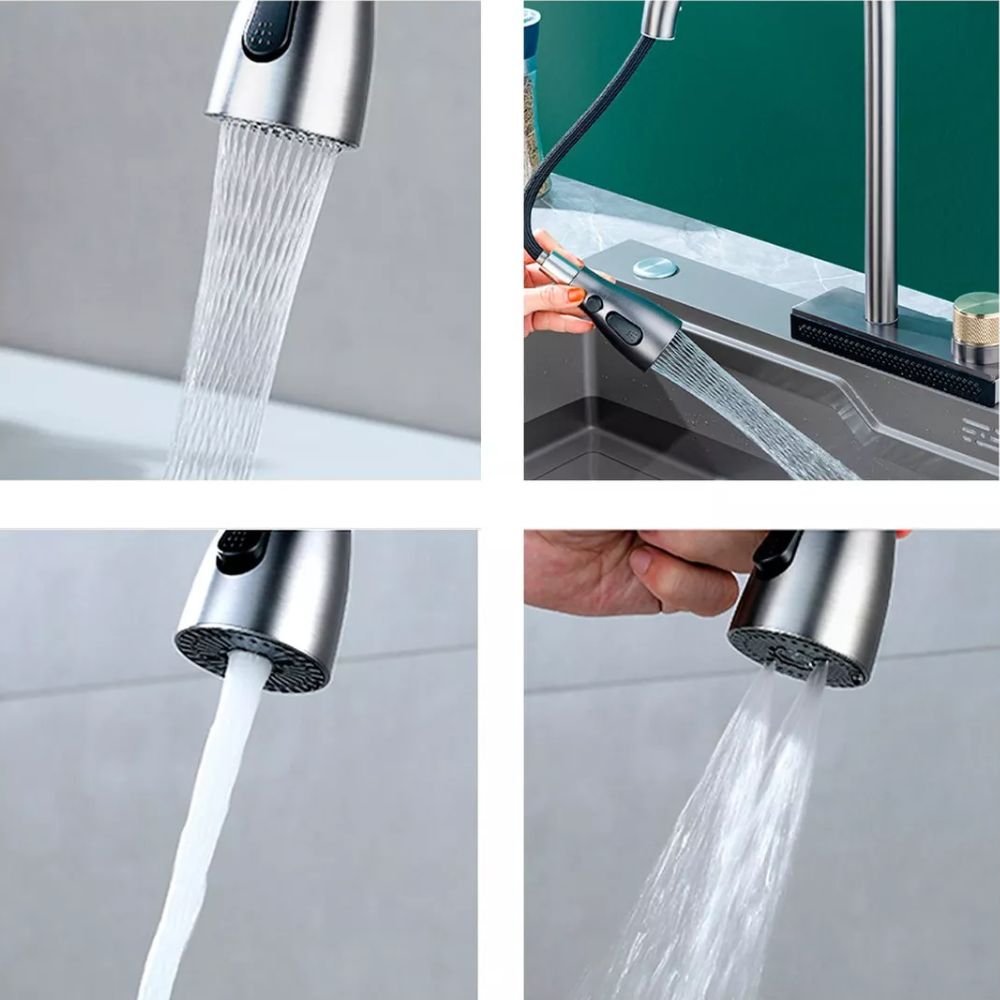 Combo Lavadero de cocina multifuncional | Plata | Acero inox + Accesorios – BSA6033 - Imagen 7