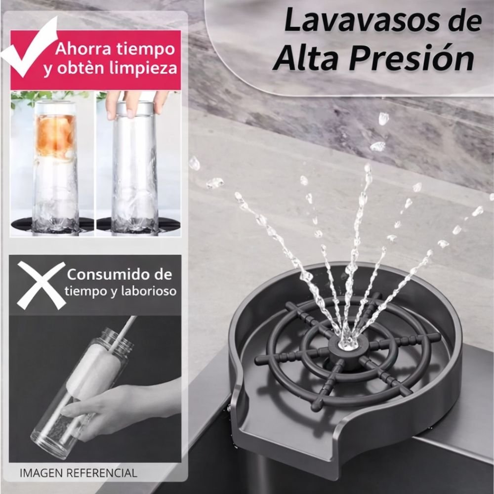Combo Lavadero de cocina multifuncional | Plata | Acero inox + Accesorios – BSA6033 - Imagen 5