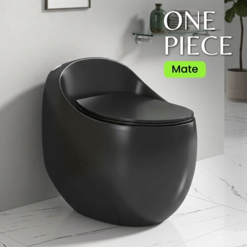 INODORO ONE PIECE | CONFORT NEGRO MATE – BSA1233