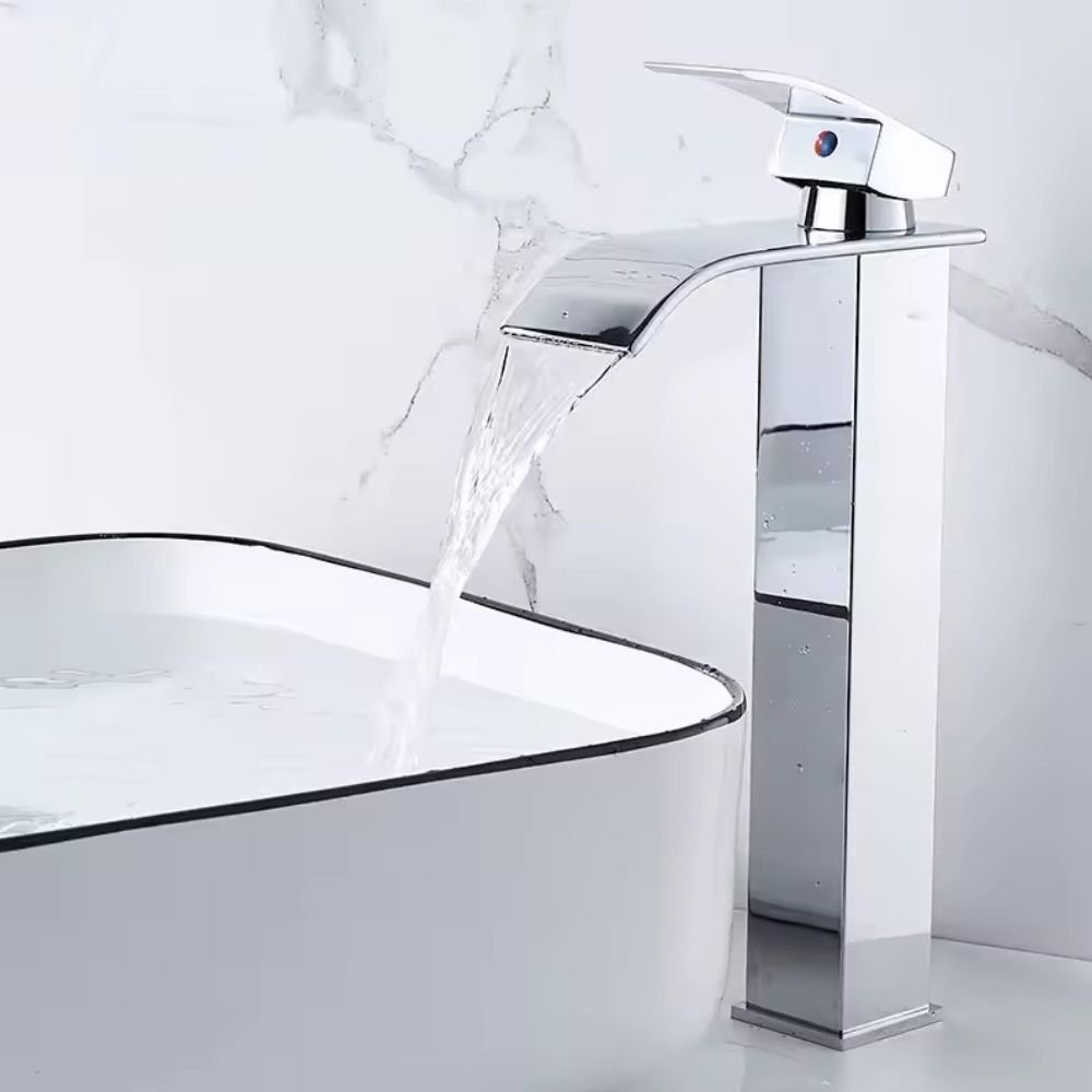 LLAVE MEZCLADORA | PLATEADO BRILLANTE | BSA4675-S-H – IMPORTADO - Imagen 4