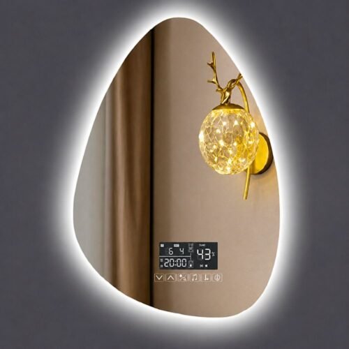 ESPEJO LUZ LED CURVO | 50x70cm | TÁCTIL ENMARCADO – BSA6178