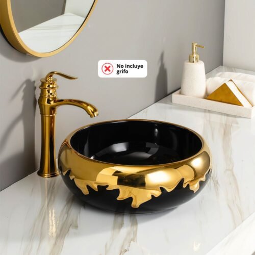 BOWL OVALADO | NEGRO GOLDEN BRILLANTE – BSB2664-1