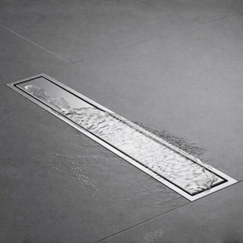 Sumidero rectangular 10×50cm | Acero inoxidable – BSA6264-50